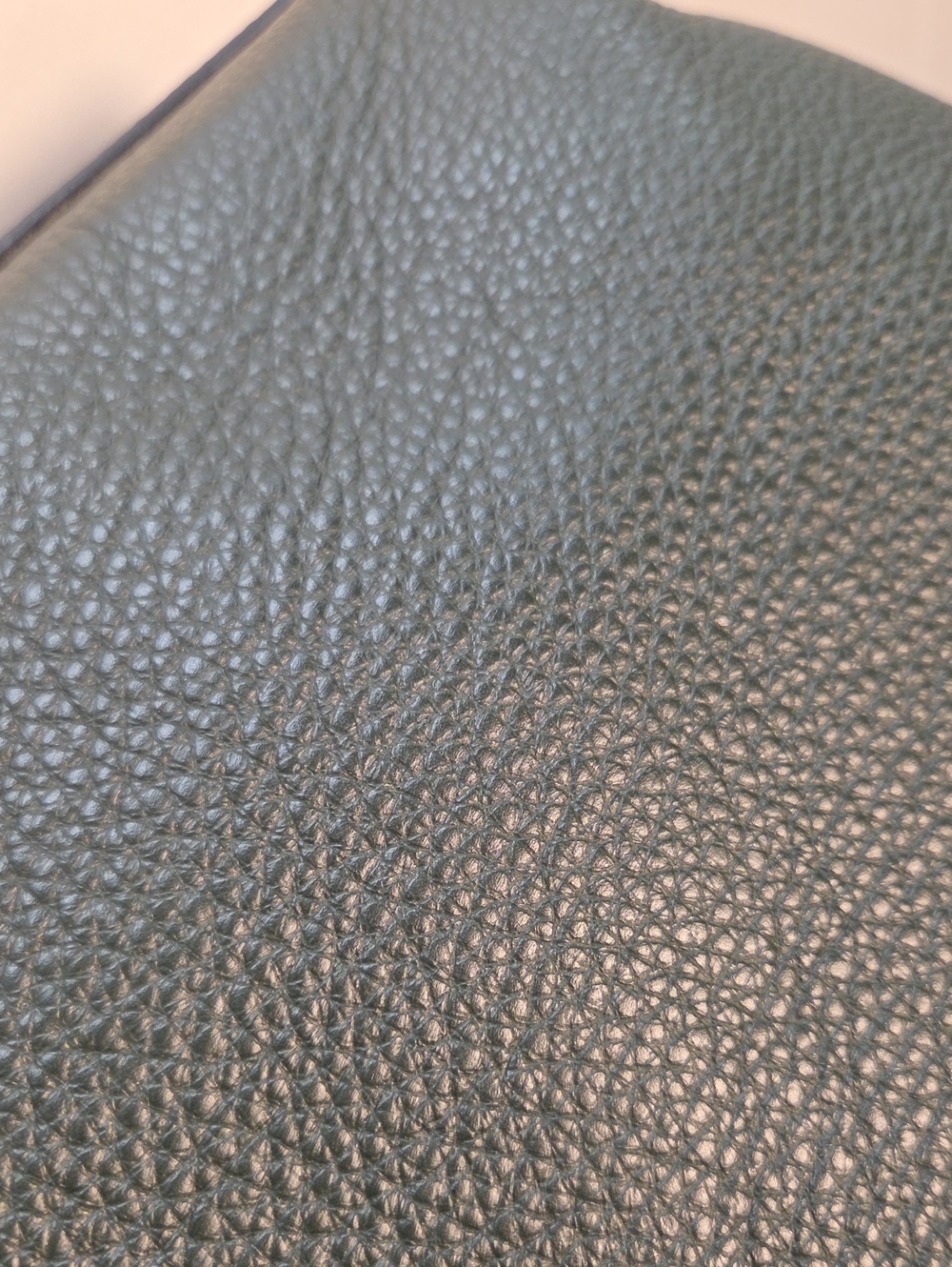 Coach Taylor Pebbled Leather Tote in Dark Green with Gold Hardware - Picture 12 of 12